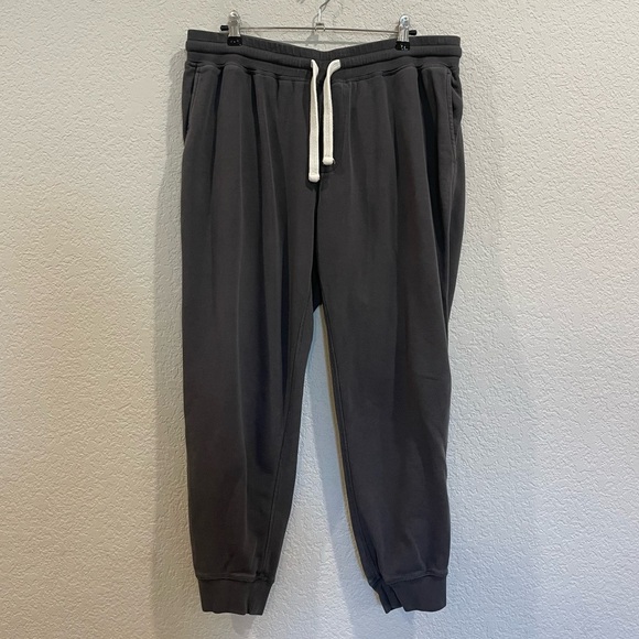 Faherty Sunwashed Vintage Fleece Sweatpants in Gray - XXL - Picture 5 of 9